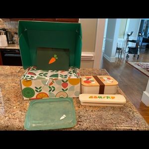 NEW Bento box, cutlery container and STASHER
